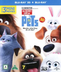 Bluray - Secret Life of Pets (3D) framsida