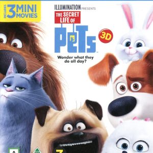 Bluray - Secret Life of Pets (3D) framsida