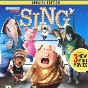 Bluray - Sing: Special Edition (3D) framsida