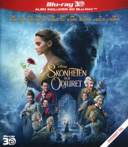 Bluray - Skönheten och Odjuret (2017) (3D) framsida