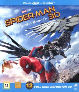 Bluray - Spider-Man: Homecoming (3D) framsida