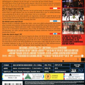 Bluray - Step Up 3D (Step Up 3) (3D) baksida
