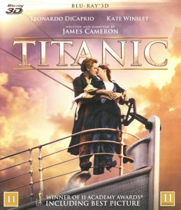 Bluray - Titanic (Kate Winslet) (3D) (2-disc) framsida