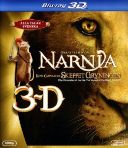 Bluray - Berättelsen om Narnia: Kung Caspian och skeppet Gryningen (3D) framsida