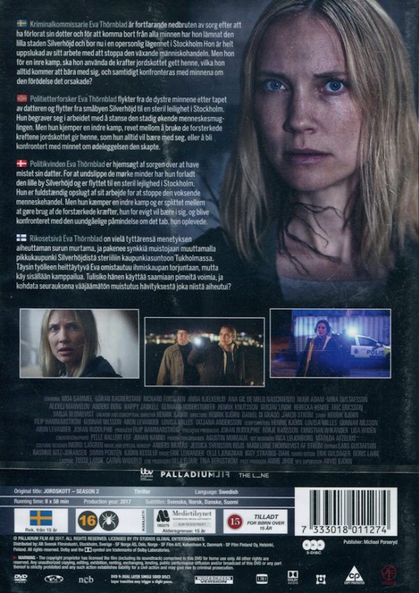 DVD - Jordskott: Säsong 2 (Moa Gammel) baksida