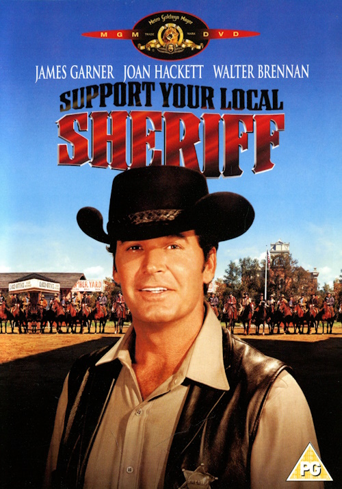 dvd-support-your-local-sheriff-james-garner-1969-fram DVD - Support Your Local Sheriff (James Garner) (1969) framsida