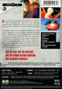DVD - Heavy Metal (1981) baksida