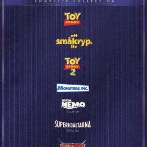 DVD - Disney Pixar Complete Collection (9-disc) baksida