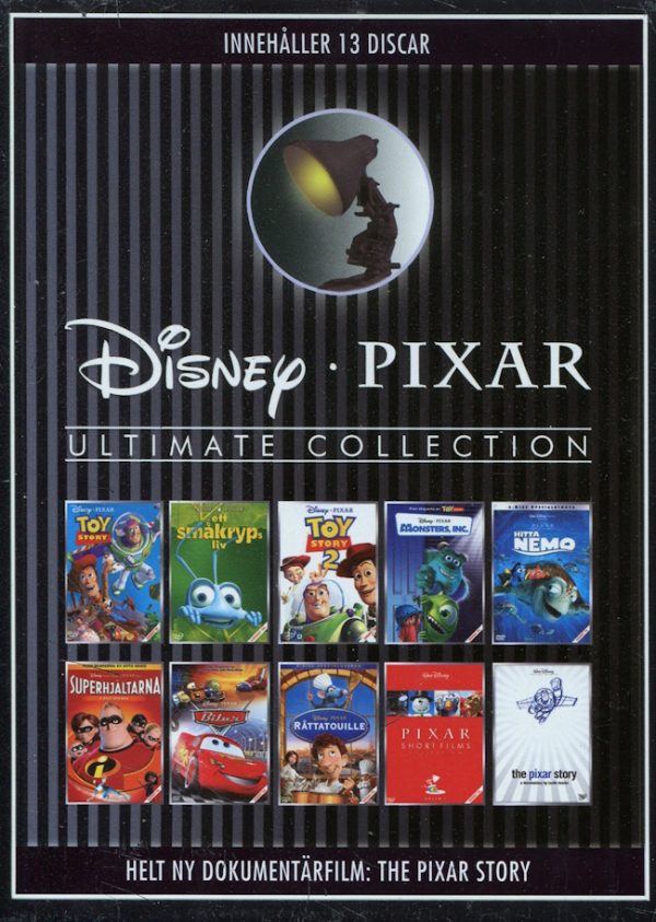 disney-pixar-ultimate-collection-13-disc-fram DVD - Disney Pixar Ultimate Collection (13-disc) framsida