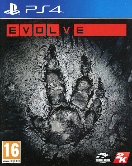 Playstation 4 - Evolve framsida
