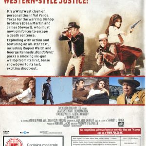 DVD - Bandolero! (James Stewart) (1968) baksida