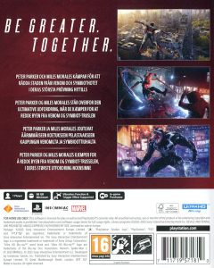 Playstation 5 - Marvel's Spider-Man 2 baksida