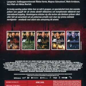 DVD - Arne Dahl: Första Säsongen (5-disc) baksida