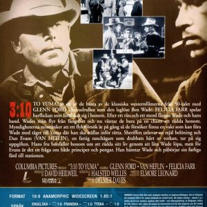 DVD - 3:10 To Yuma (Glenn Ford) (1957) baksida