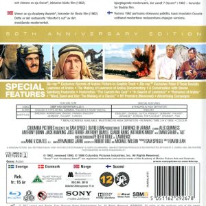 Bluray - Lawrence of Arabia (1962) (Collectors Edition) baksida