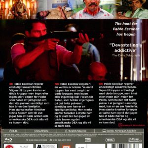 Bluray - Narcos - Säsong 2 baksida