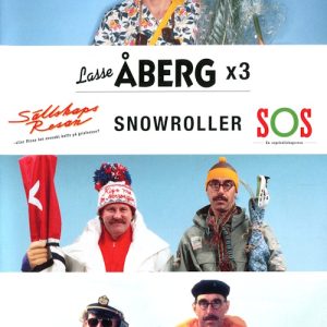 DVD - Lasse Åberg X3 (Sällskapsresan mfl) framsida