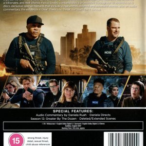 DVD - NCIS: Los Angeles - Säsong 12 baksida