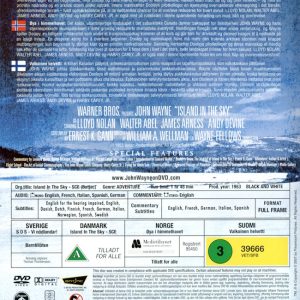 DVD - Island In the Sky (John Wayne) (1953) (Special Collector's Edition) baksida