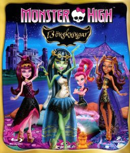 Bluray - Monster High: 13 Önskningar framsida