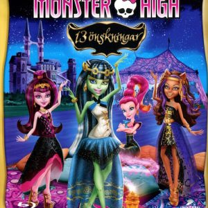 Bluray - Monster High: 13 Önskningar framsida