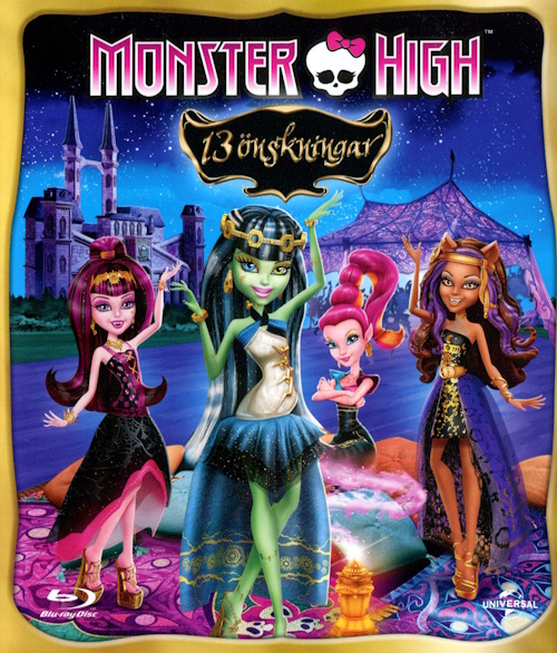 monster-high-13-onskningar-bluray-fram Bluray - Monster High: 13 Önskningar framsida