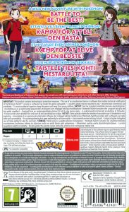 Nintendo Switch - Pokémon Shield baksida