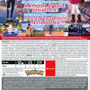 Nintendo Switch - Pokémon Shield baksida