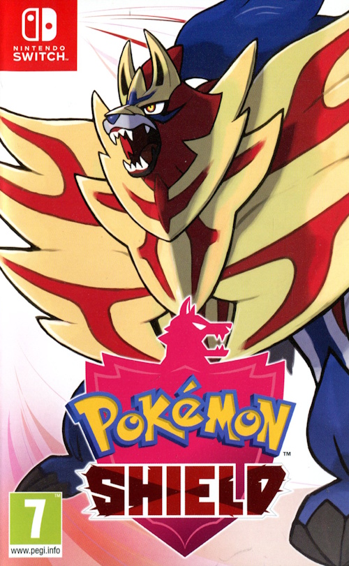 pokemon-shield-nintendo-switch-front Nintendo Switch - Pokémon Shield framsida