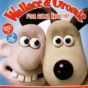 Bluray - Wallace & Gromit - Fyra Galna Äventyr framsida
