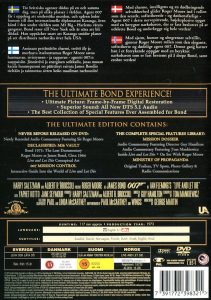 DVD - 007: Live And Let Die (2-Disc Ultimate Edition) back cover