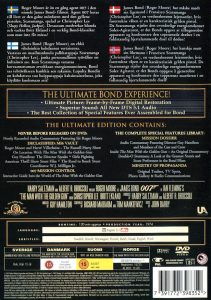 DVD - 007: Man With the Golden Gun (2-Disc Ultimate Edition) baksida