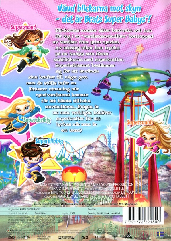 DVD - Bratz: Super Babyz baksida