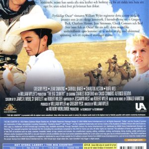 DVD - Det stora landet (Gregory Peck) (1958) baksida