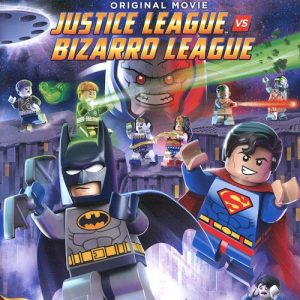 DVD - Lego DC Comics Super Heroes: Justice League vs. Bizarro League framsida