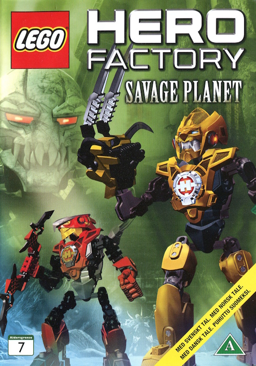 dvd-lego-hero-factory-savage-planet-fram DVD - LEGO: Hero Factory - Savage Planet framsida