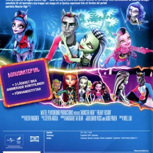 DVD - Monster High: Monsterfusion baksida