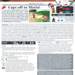 Nintendo Switch - Super Mario Odyssey baksida
