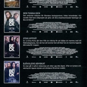 DVD - Beck Box - Film 35-38 baksida