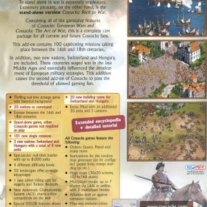 PC - Cossacks: Back to War baksida