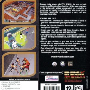 PC - Evil Genius baksida
