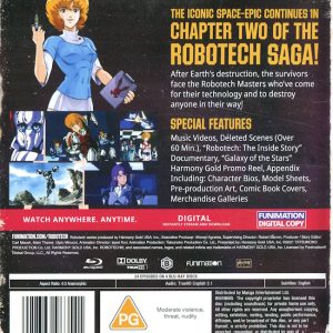 Bluray - Robotech - Part 2: The Masters Saga (UK) baksida