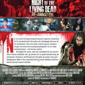 DVD - Night of the Living Dead: Re-Animation baksida
