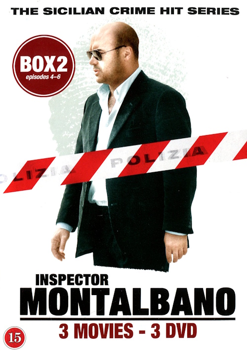 kommissarie-montalbano-box-2-3-disc-fram DVD - Kommissarie Montalbano - Box 2 (3-disc) framsida