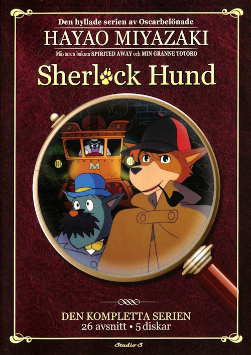 sherlock-hund-hayao-miyazaki-5-disc-fram DVD - Sherlock Hund (Hayao Miyazaki) (5-disc) framsida