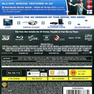 Bluray - Harry Potter And the Deathly Hallows - Part 1 (3D) baksida