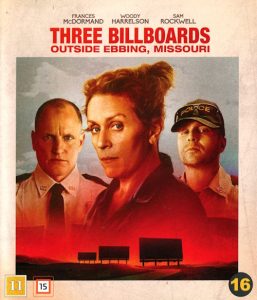 Bluray - Three Billboards Outside Ebbing, Missouri (Frances McDormand) (2017) framsida