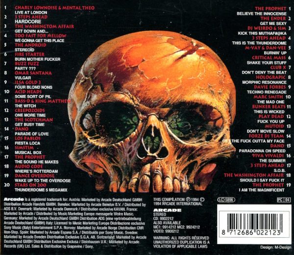 CD - Thunderdome VI (1994) (2-CD) baksida