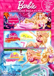 DVD - Barbie: Sjöjungfru (Samlarbox med 3 filmer) framsida