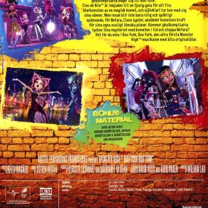 DVD - Monster High: Boo York, Boo York baksida
